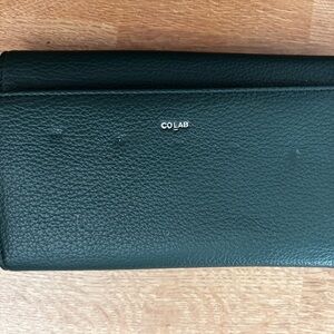 Coksb Green wallet with card holder